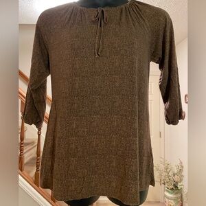 LuLaRoe Top with Tie Front - Size Medium